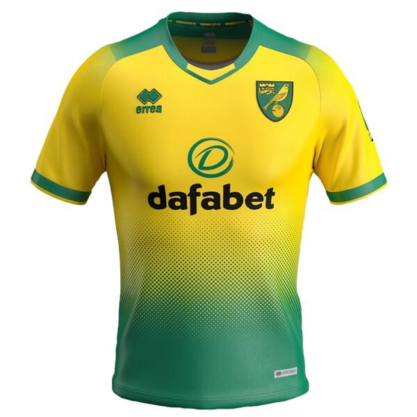 Tailandia Camiseta Norwich City errea 1ª Kit 2019 2020 Verde